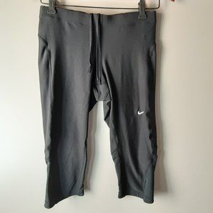 🌞 Nike FIT Dry Cropped Tights, Black, Pocket | S